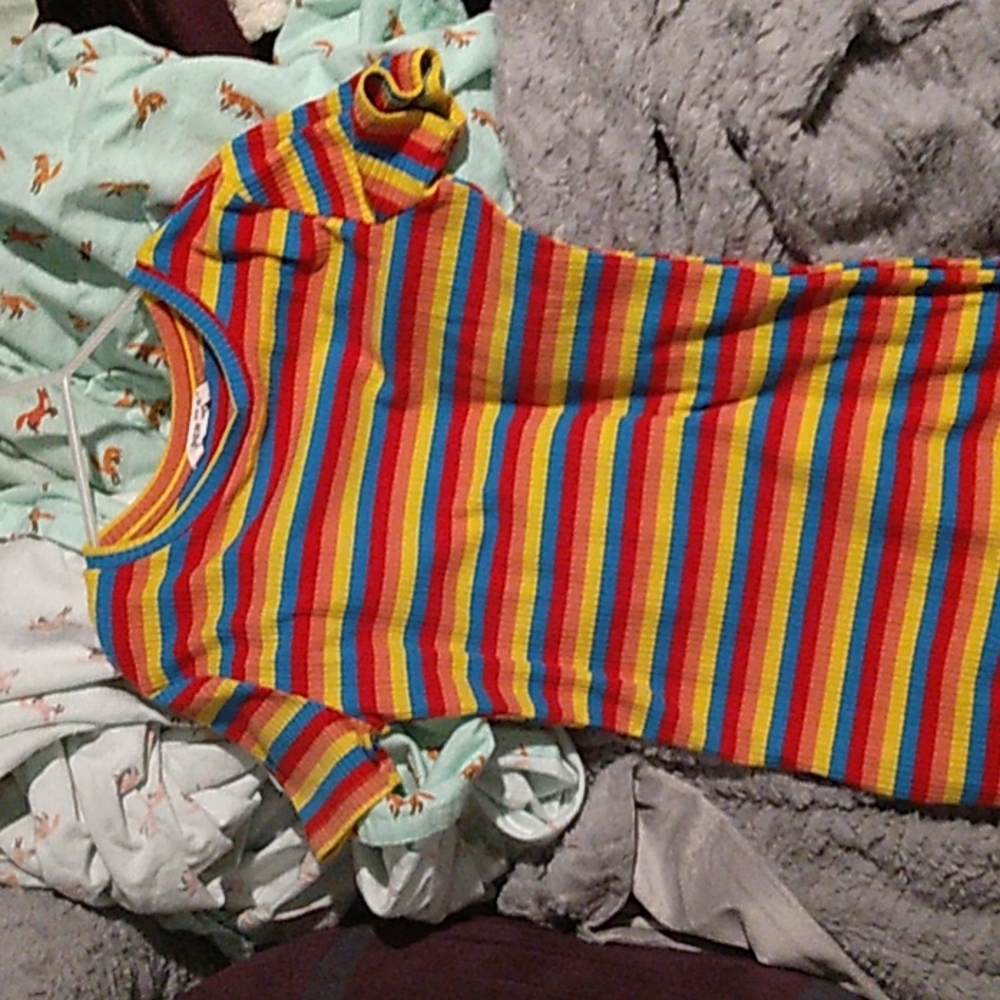 Rainbow body dress